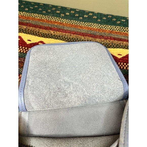 Coach Vintage XL Duffle Feed Sac 9085 in Periwinkle Blue Cowhide Leather - Picture 10 of 12